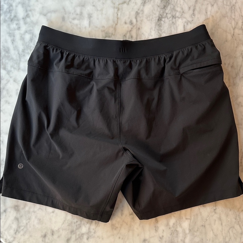 Lululemon bundle of 3 men’s XL Athletic Shorts, black black navy - Picture 6 of 11